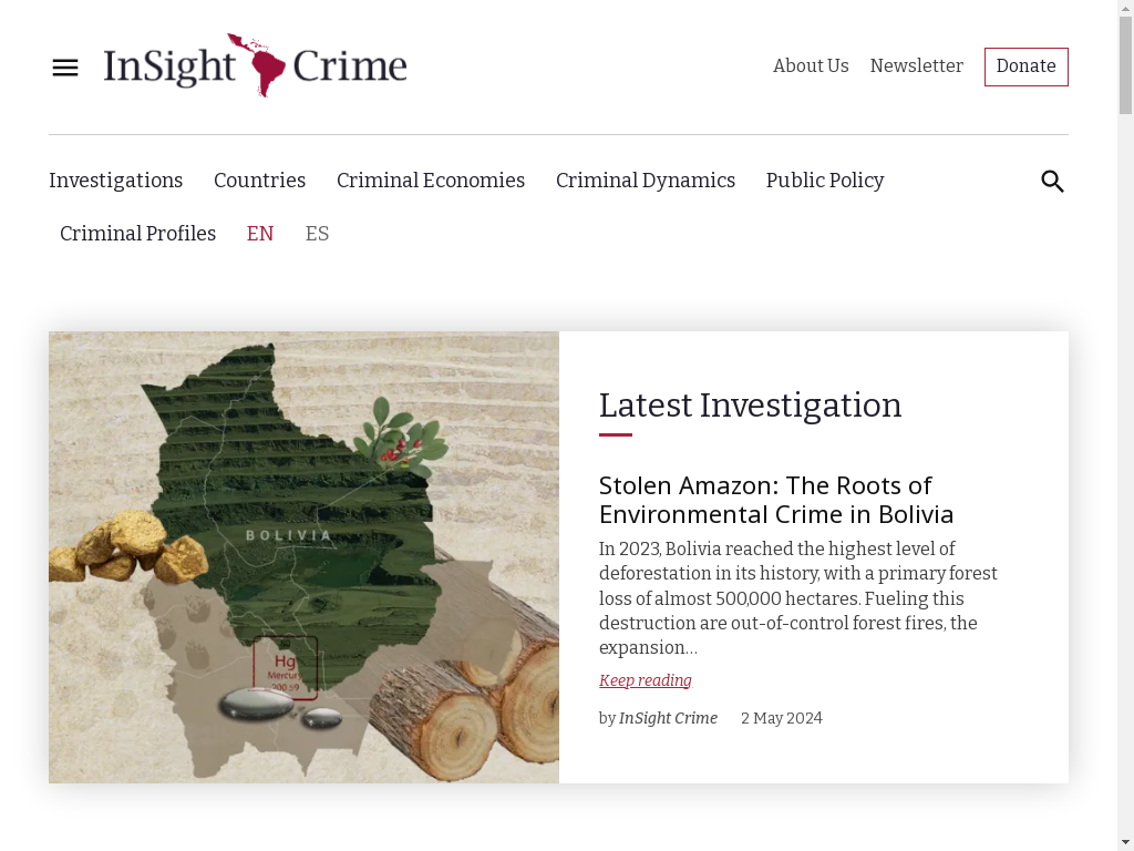 Insight Crime (South America)