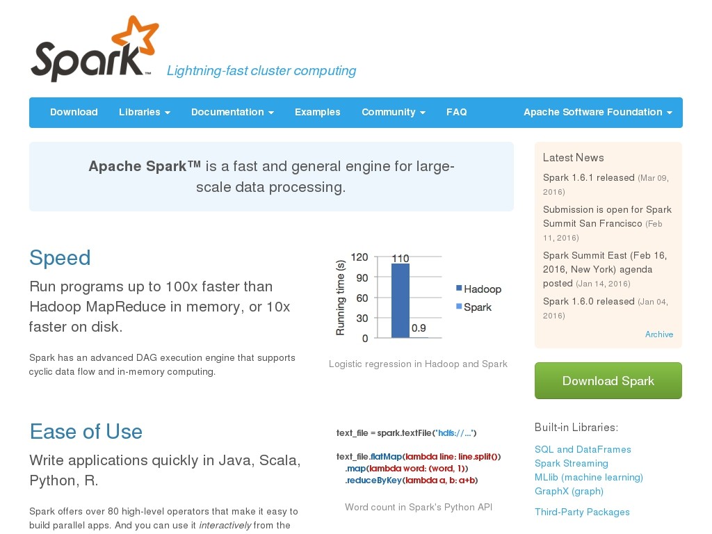 Spark Big Data Framework