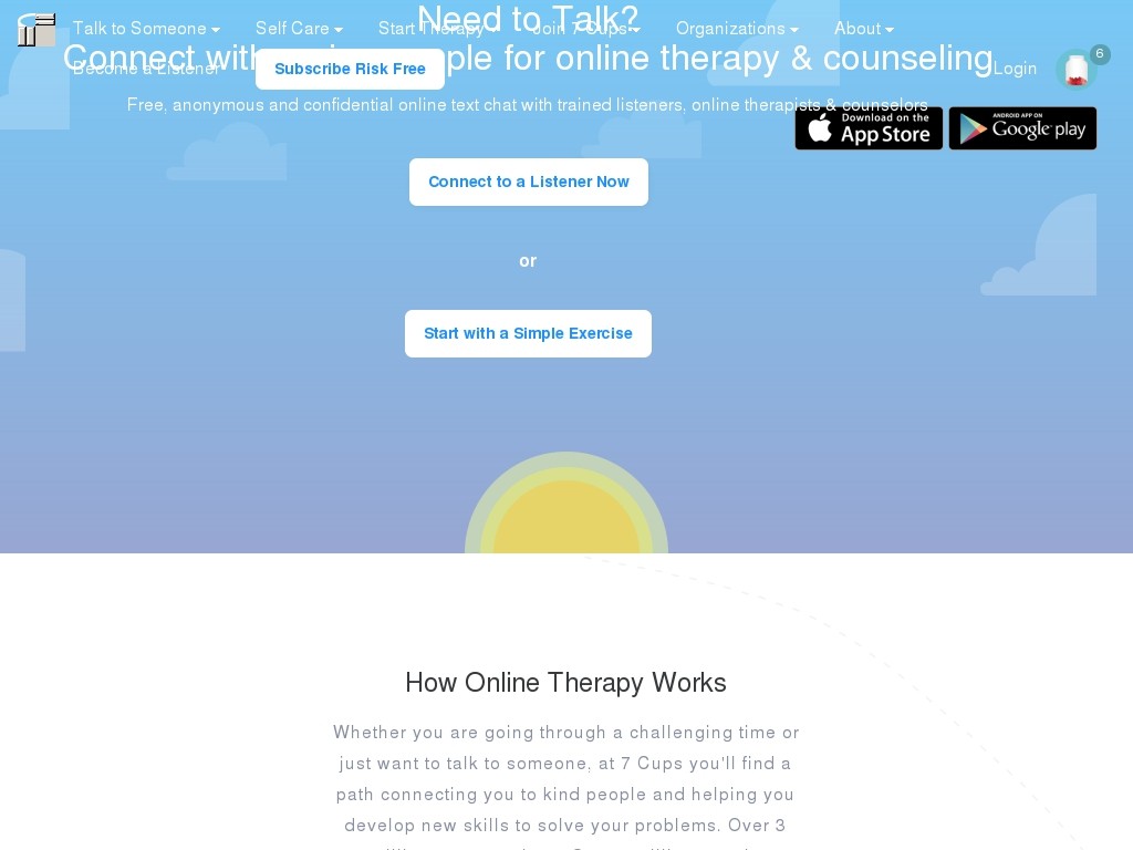 7 Cups - Free Online Therapy