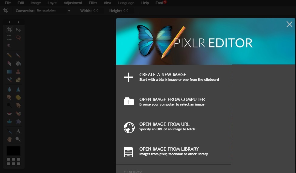 PIXLR Online Image Editor