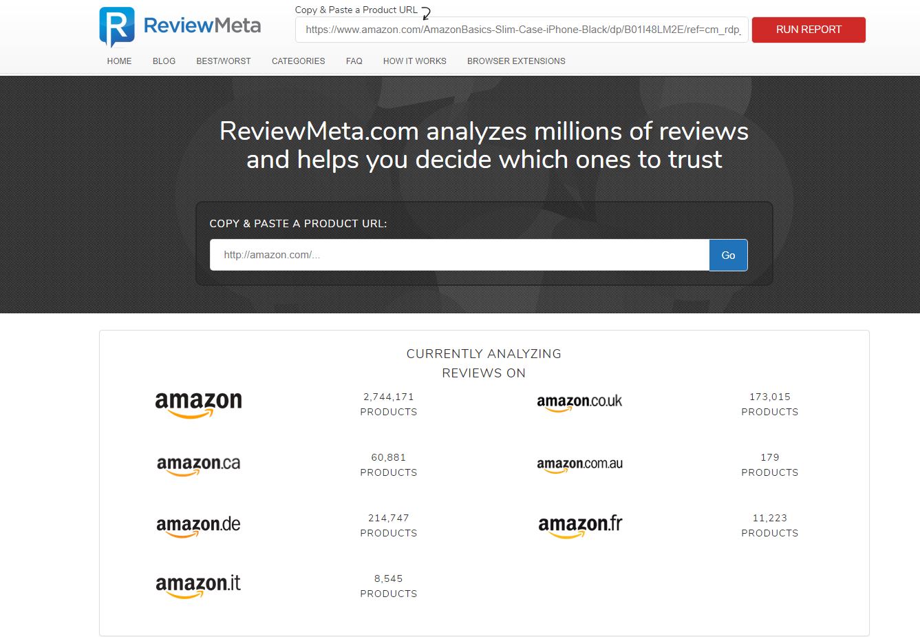 Review Meta (Analyzes Amazon Reviews)