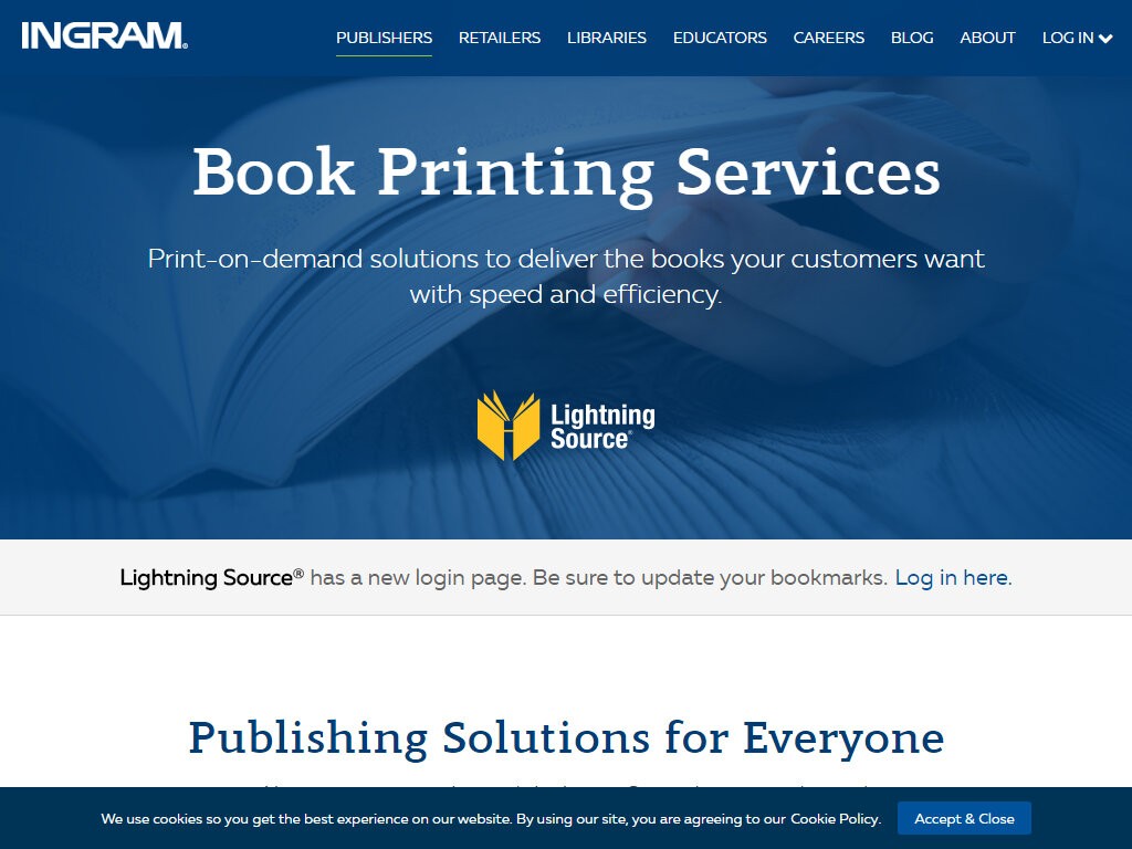 Lightening Source Publishing On-Demand