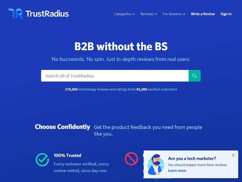 Trust Radius B2B Reviews