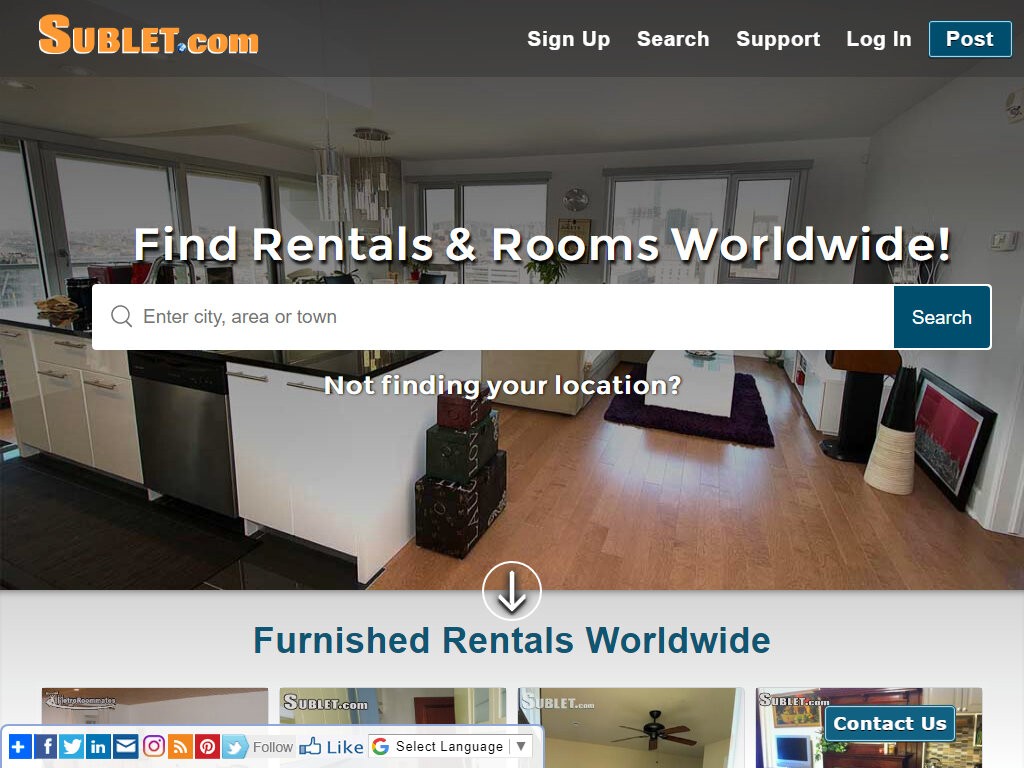 Sublet.com Apartments & Rooms