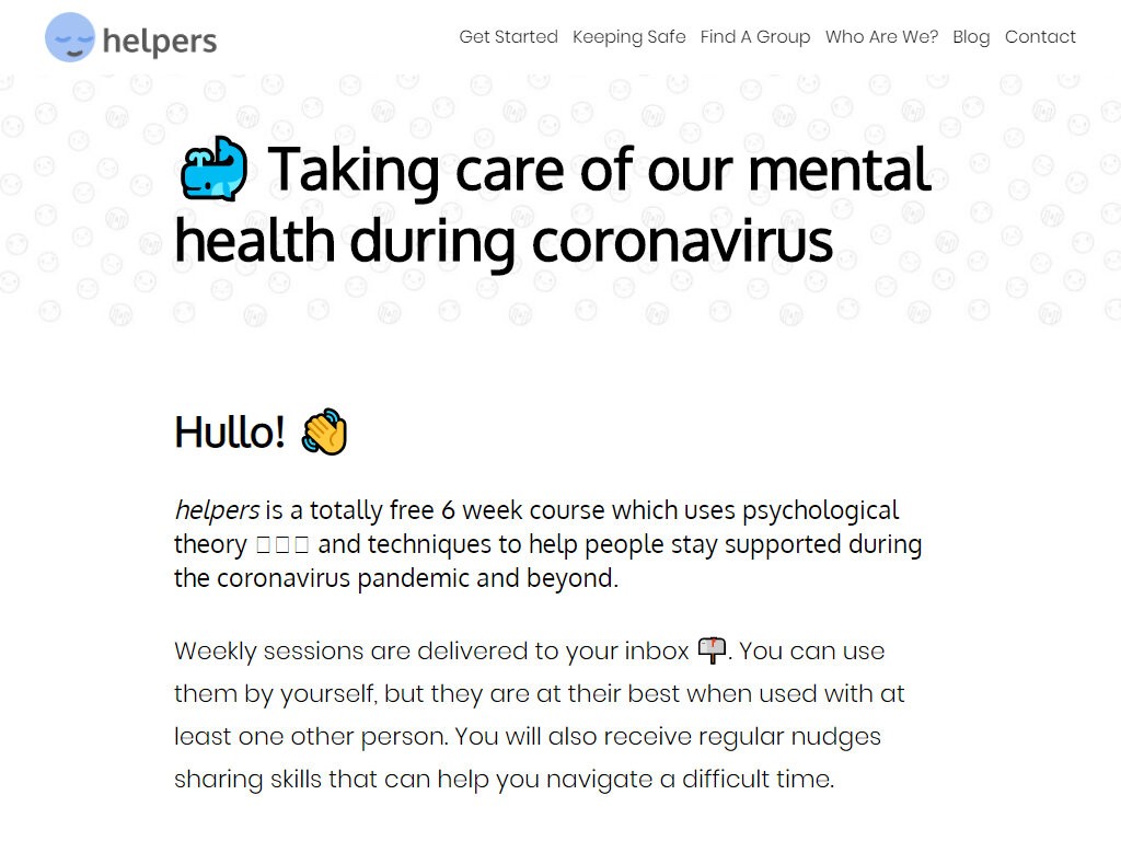 Helpers Free Mental Health Course