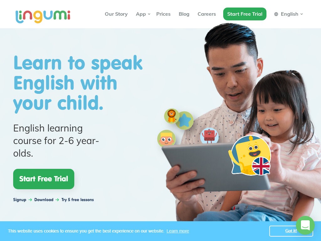 Lingumi - Learn English with your Child