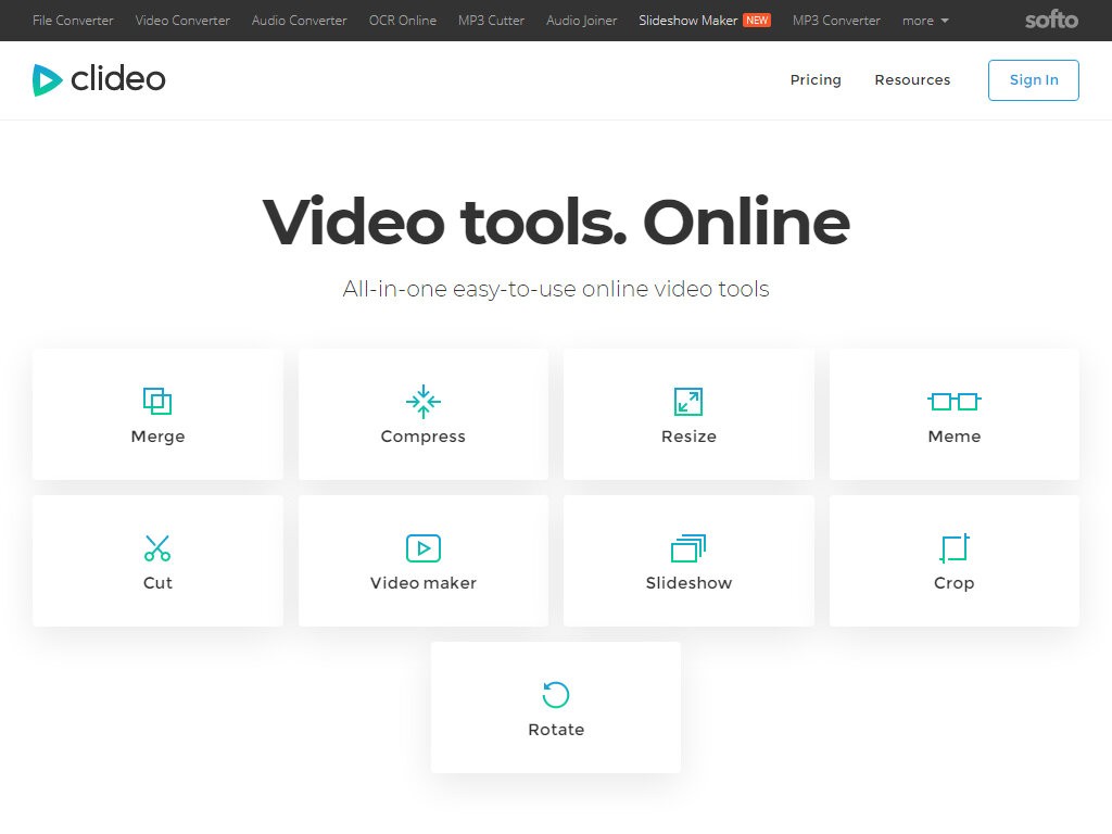Clideo Video Tools