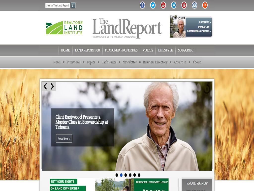 Land Report Magazine