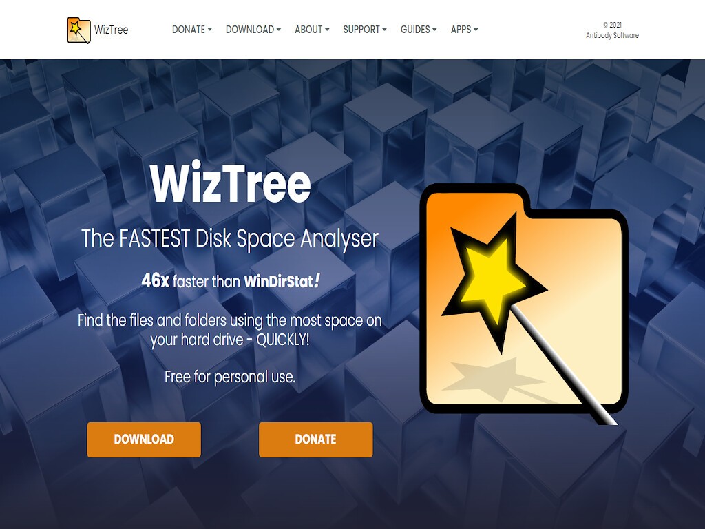 WizTree Disk Space Analyzer