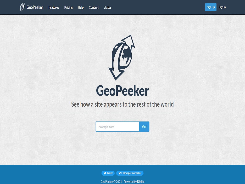 Geo Peeker Online Check of Websites